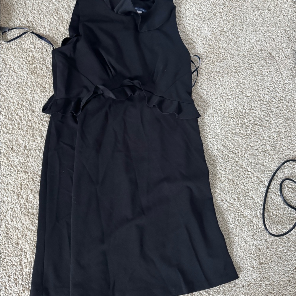 Tommy Hilfiger  Black Ruffle Mini Dress